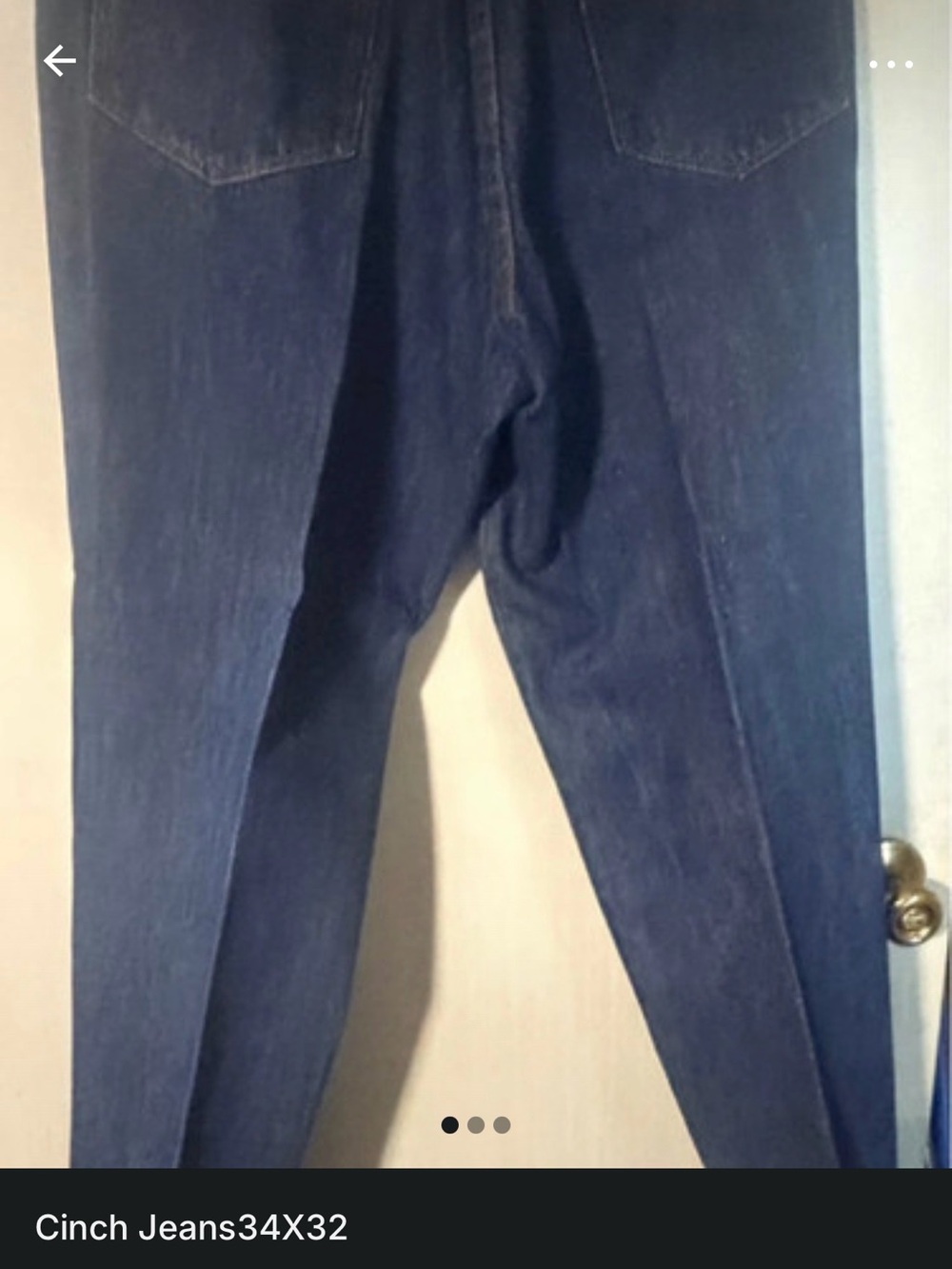 Cinch Men’s Dark Blue Denim Jeans